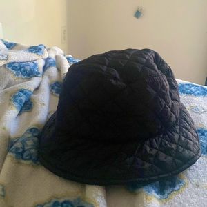 Cute black bucket hat
